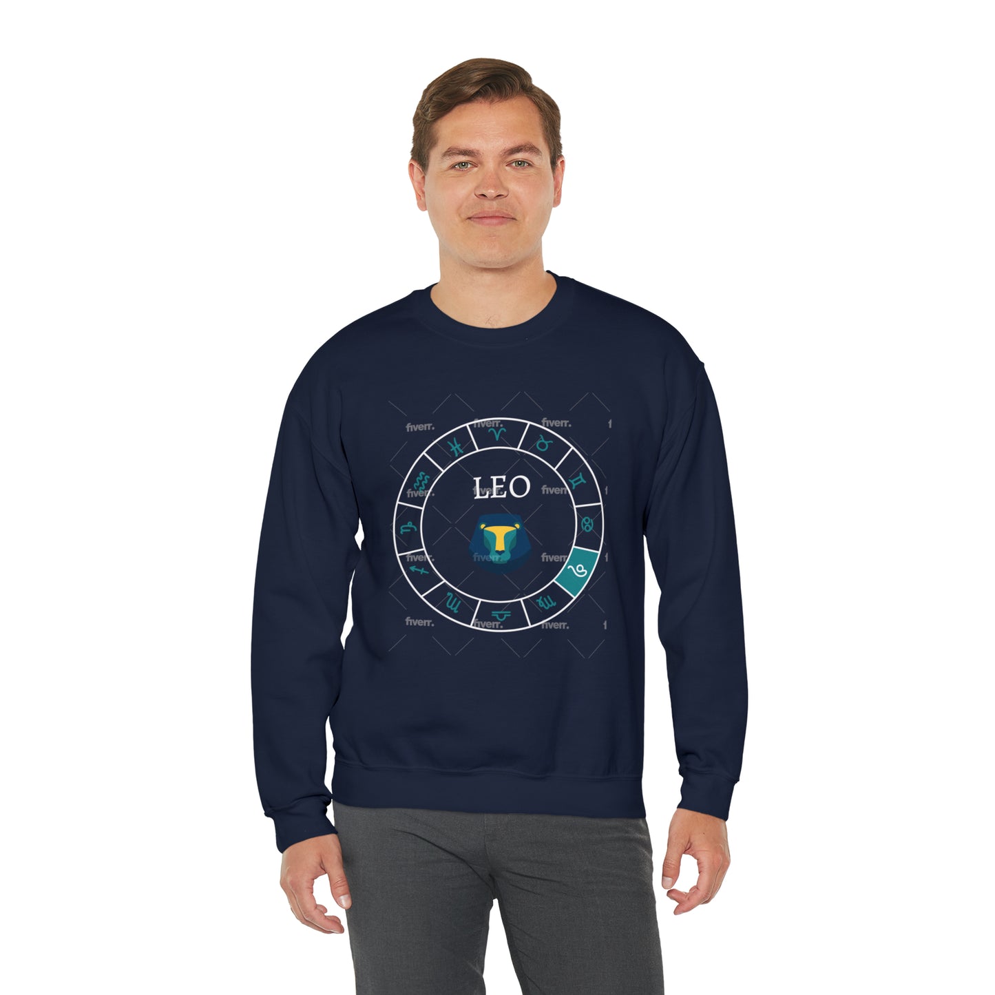 Leo Unisex Heavy Blend™ Crewneck Sweatshirt