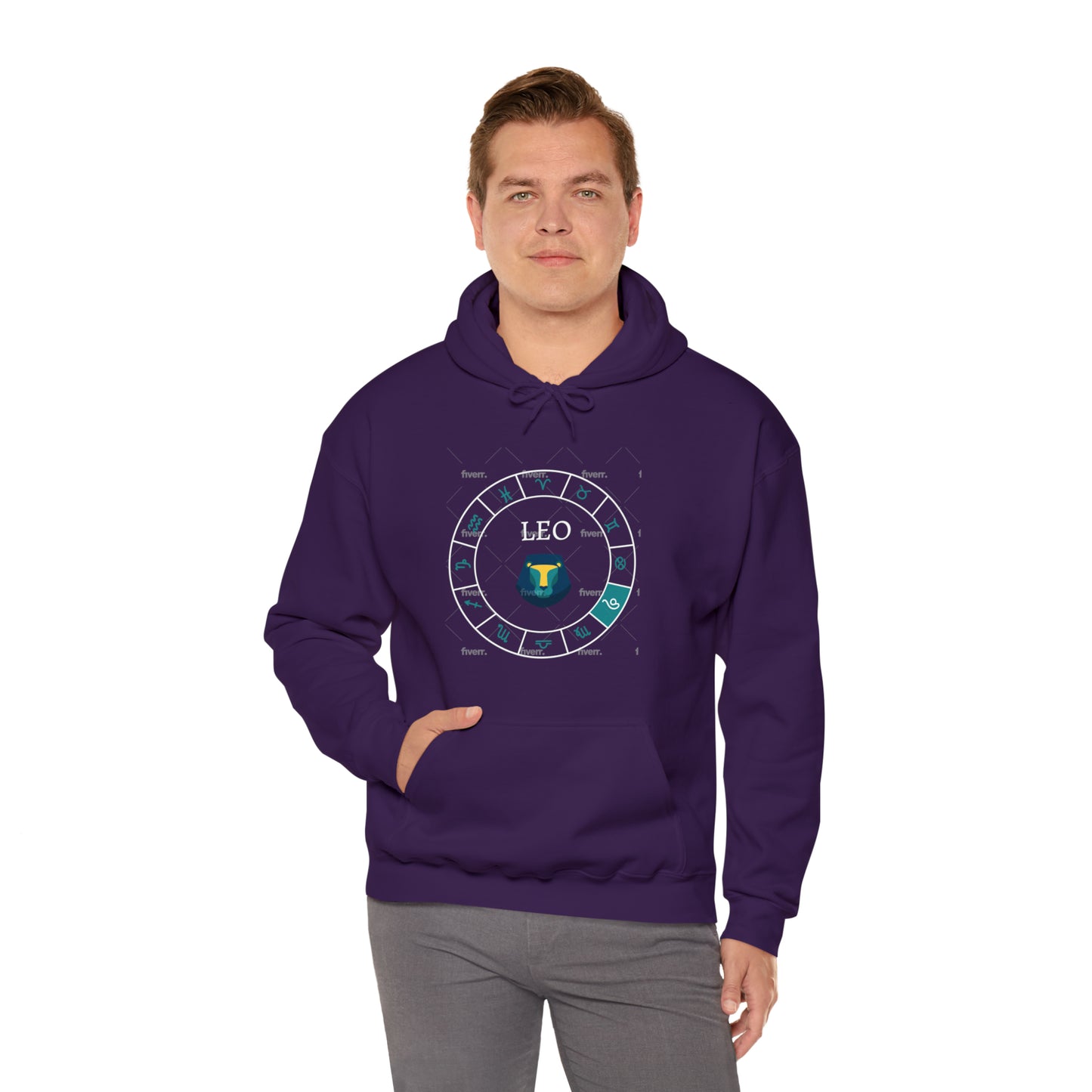 Leo Unisex Heavy Blend™ Hooded Sweatshirt