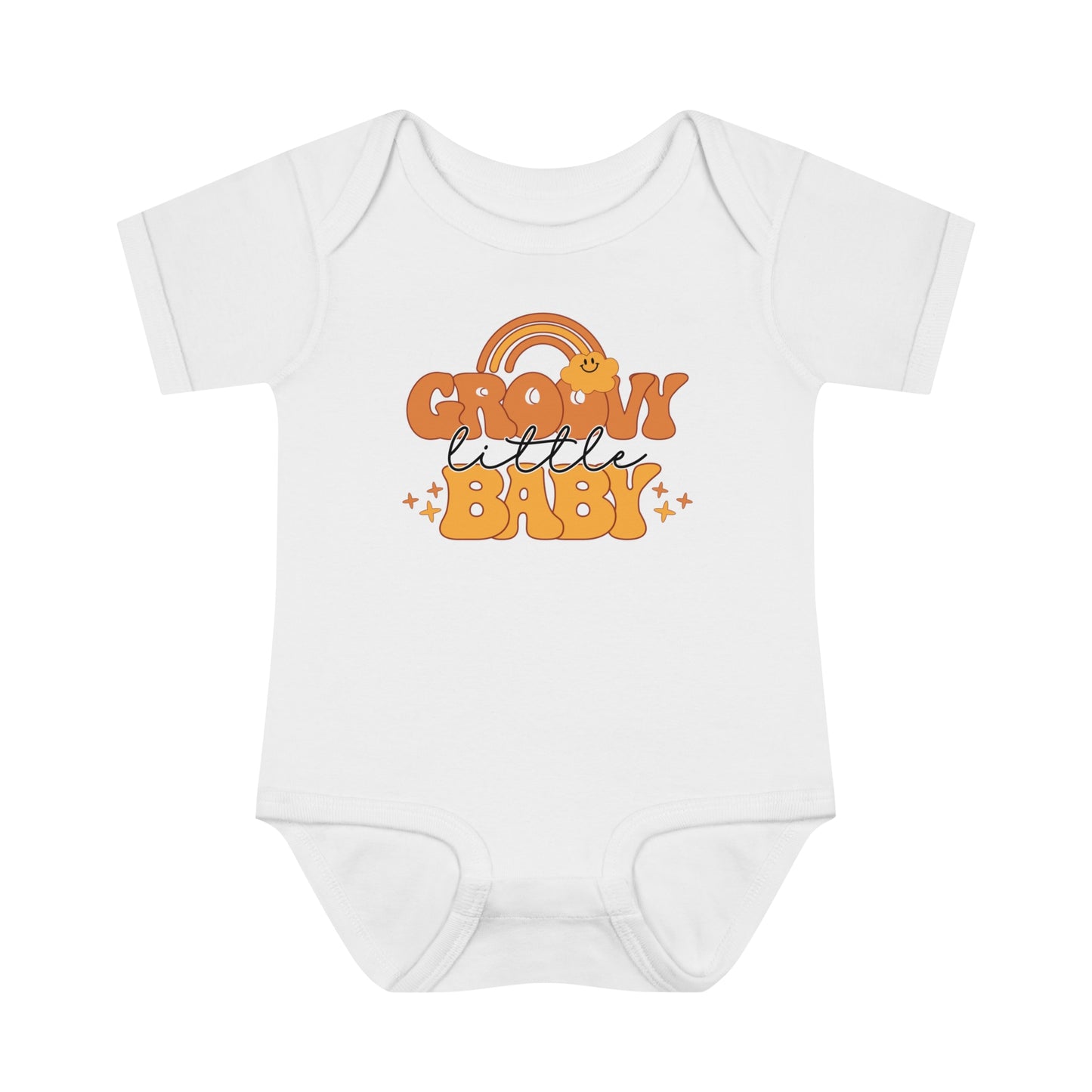 Groovy Little Baby Infant Baby Rib Bodysuit