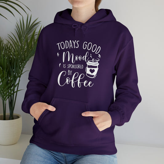 Todays Good Mood Is Sponsored By Coffe Unisex Heavy Blend™ Hooded Sweatshirt