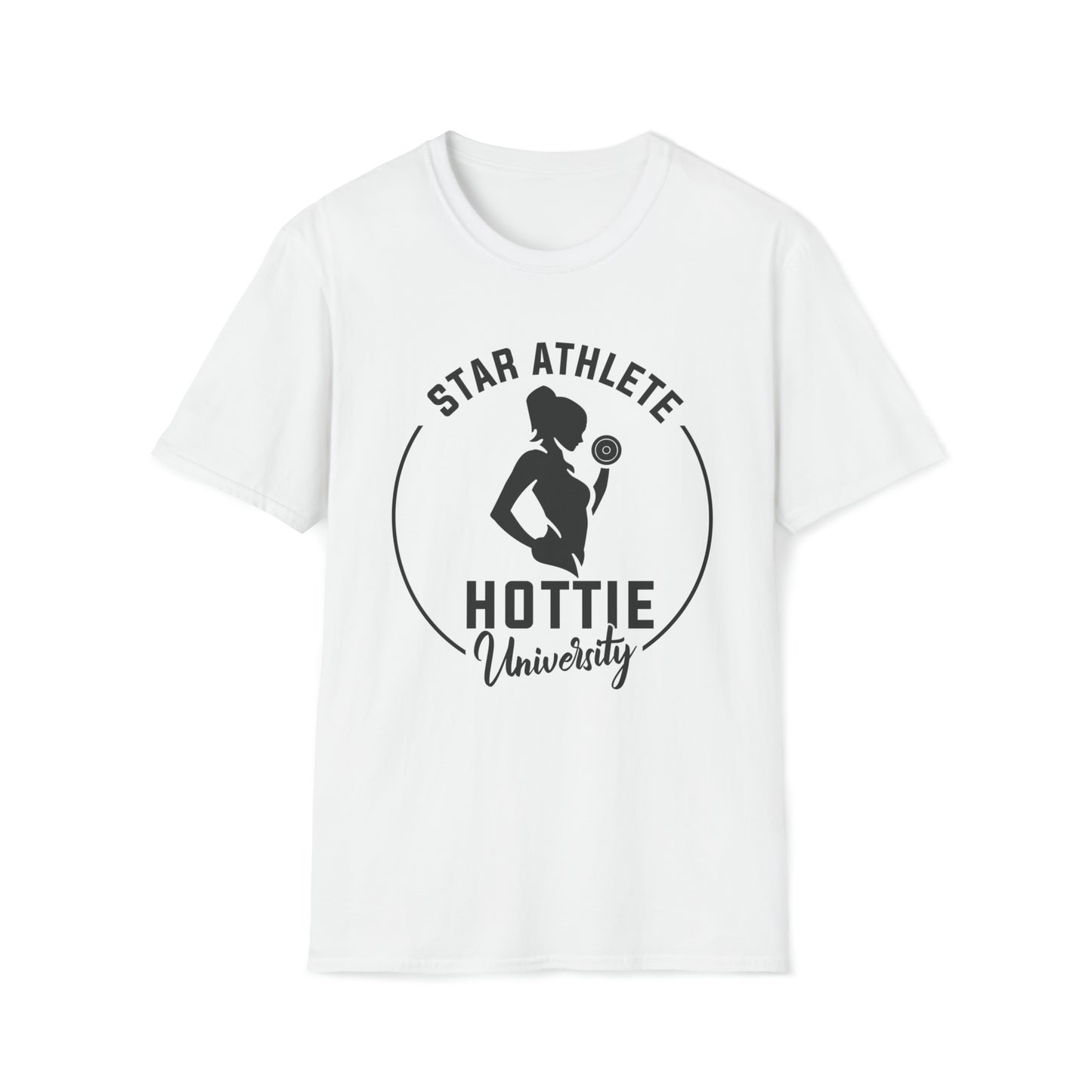 Star Athlete Hottle University Unisex Softstyle T-Shirt