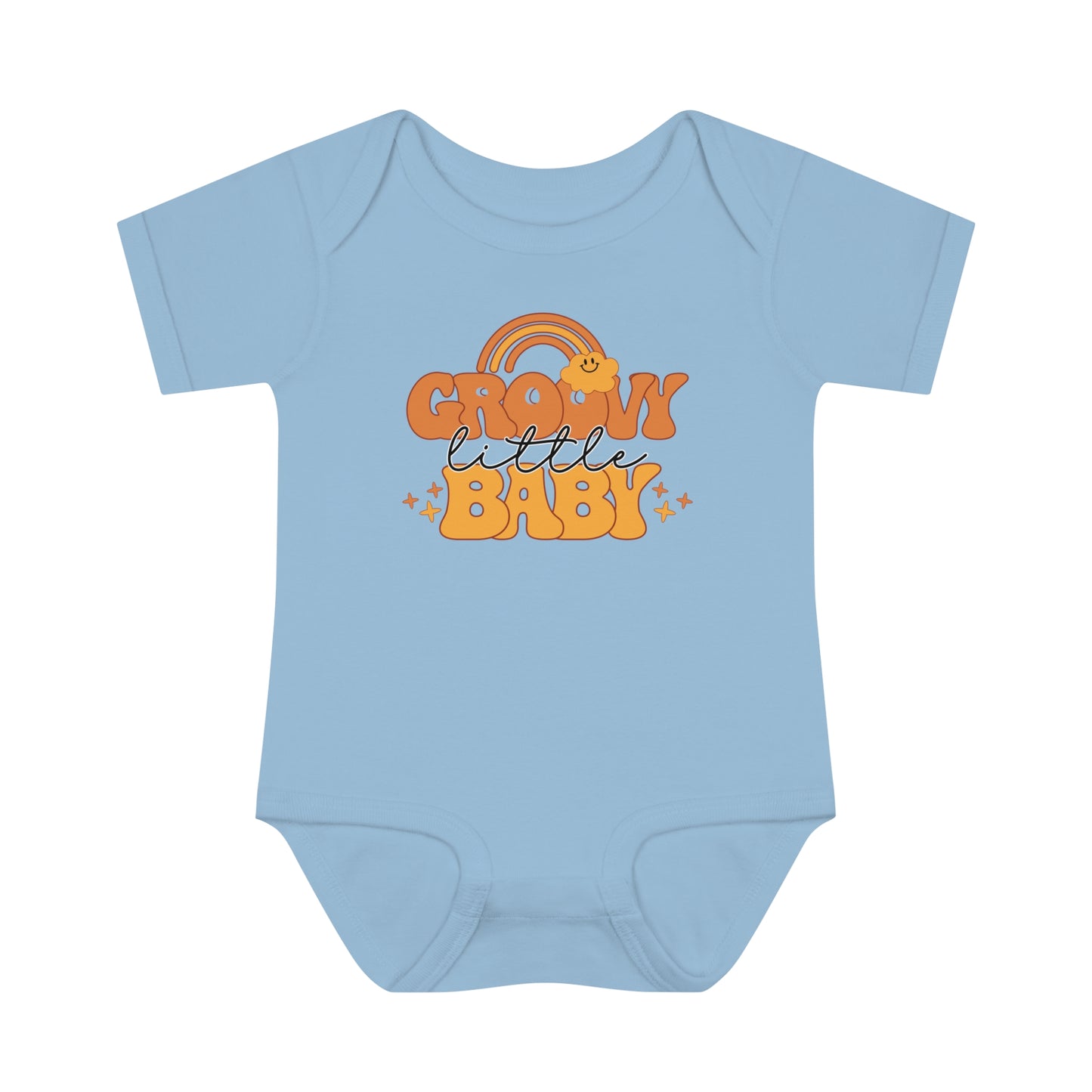 Groovy Little Baby Infant Baby Rib Bodysuit