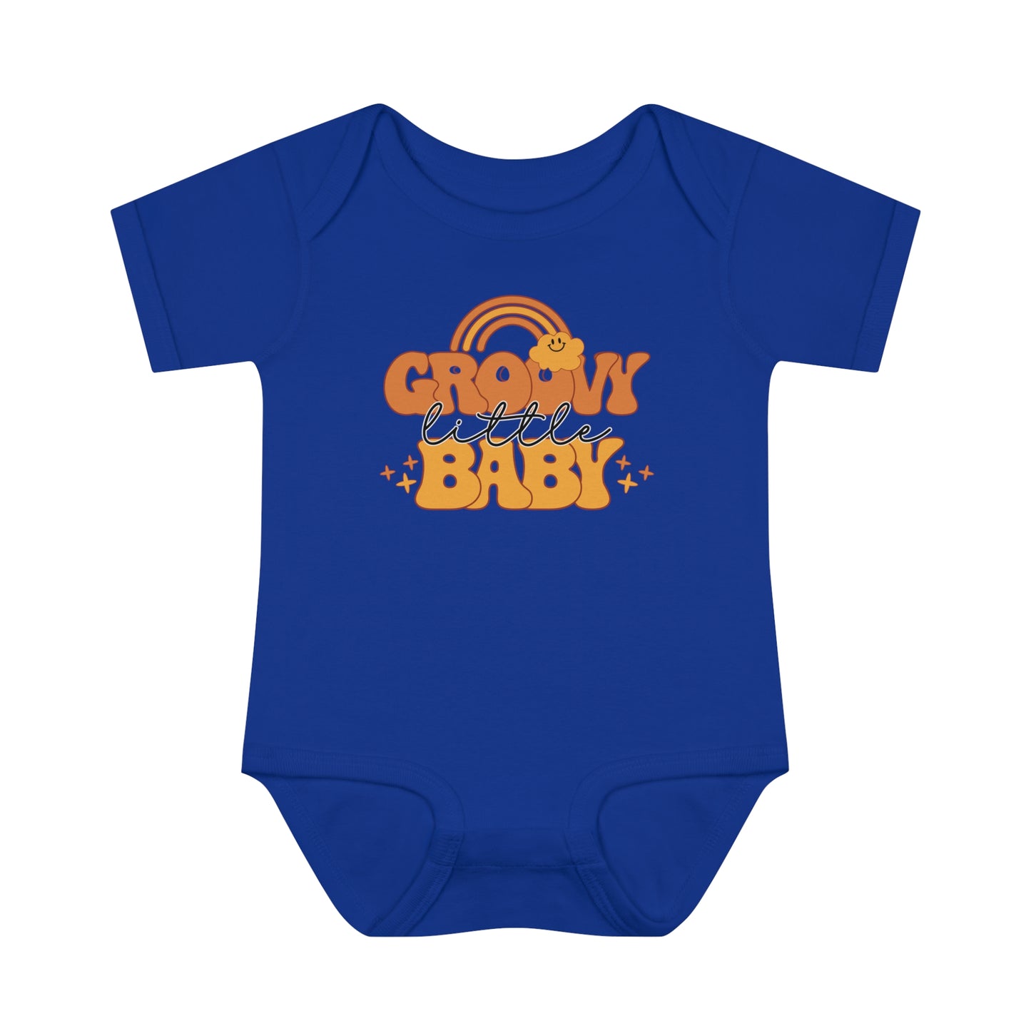 Groovy Little Baby Infant Baby Rib Bodysuit