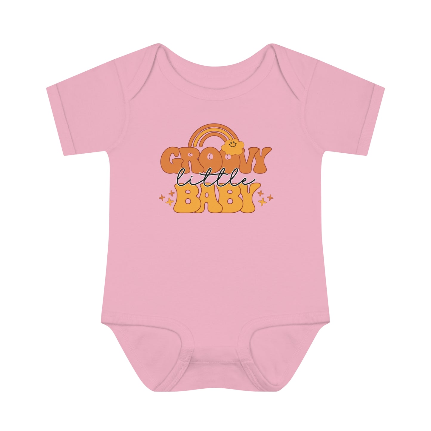 Groovy Little Baby Infant Baby Rib Bodysuit