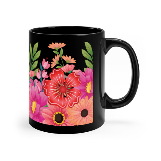 Black Coffee Mug, 11oz