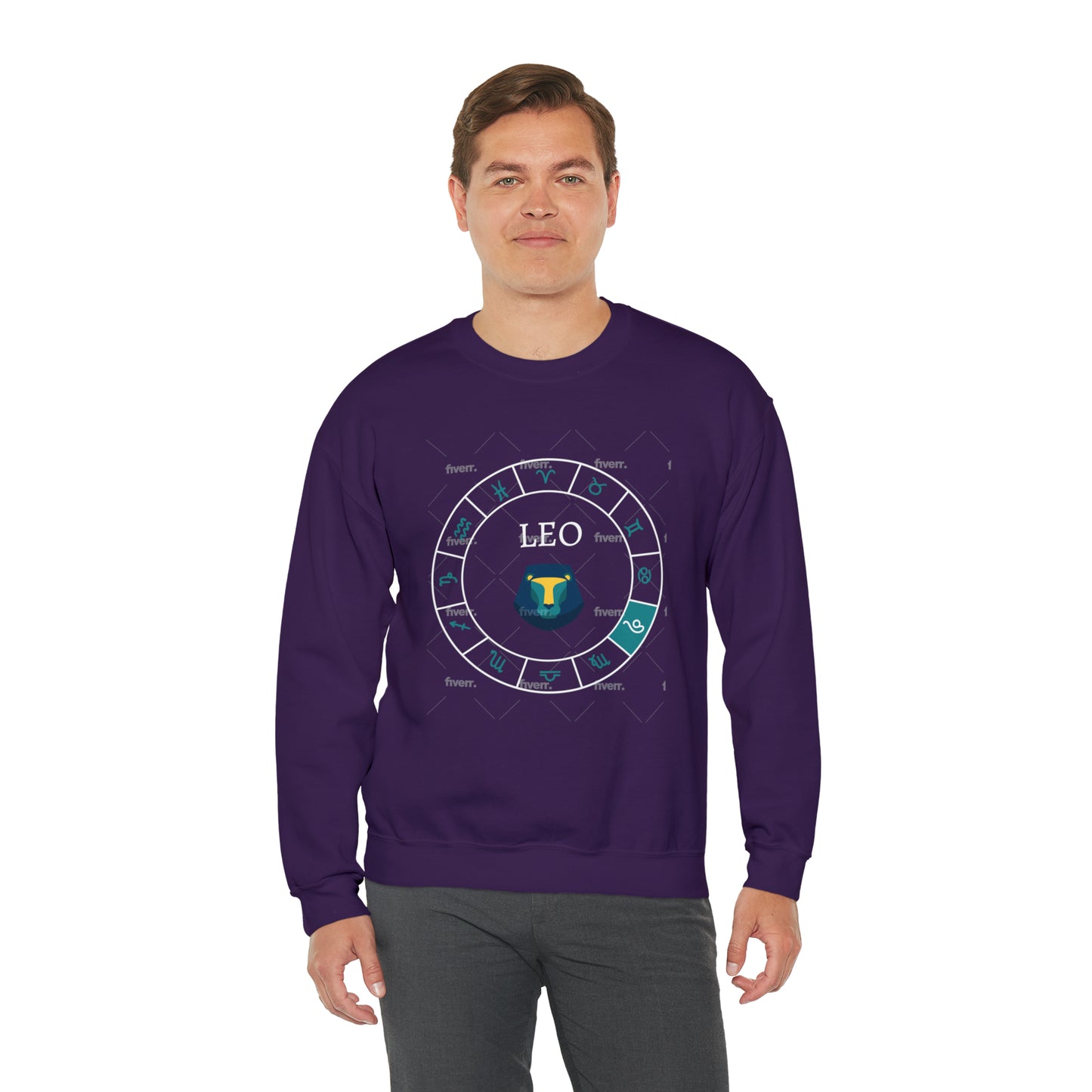 Leo Unisex Heavy Blend™ Crewneck Sweatshirt