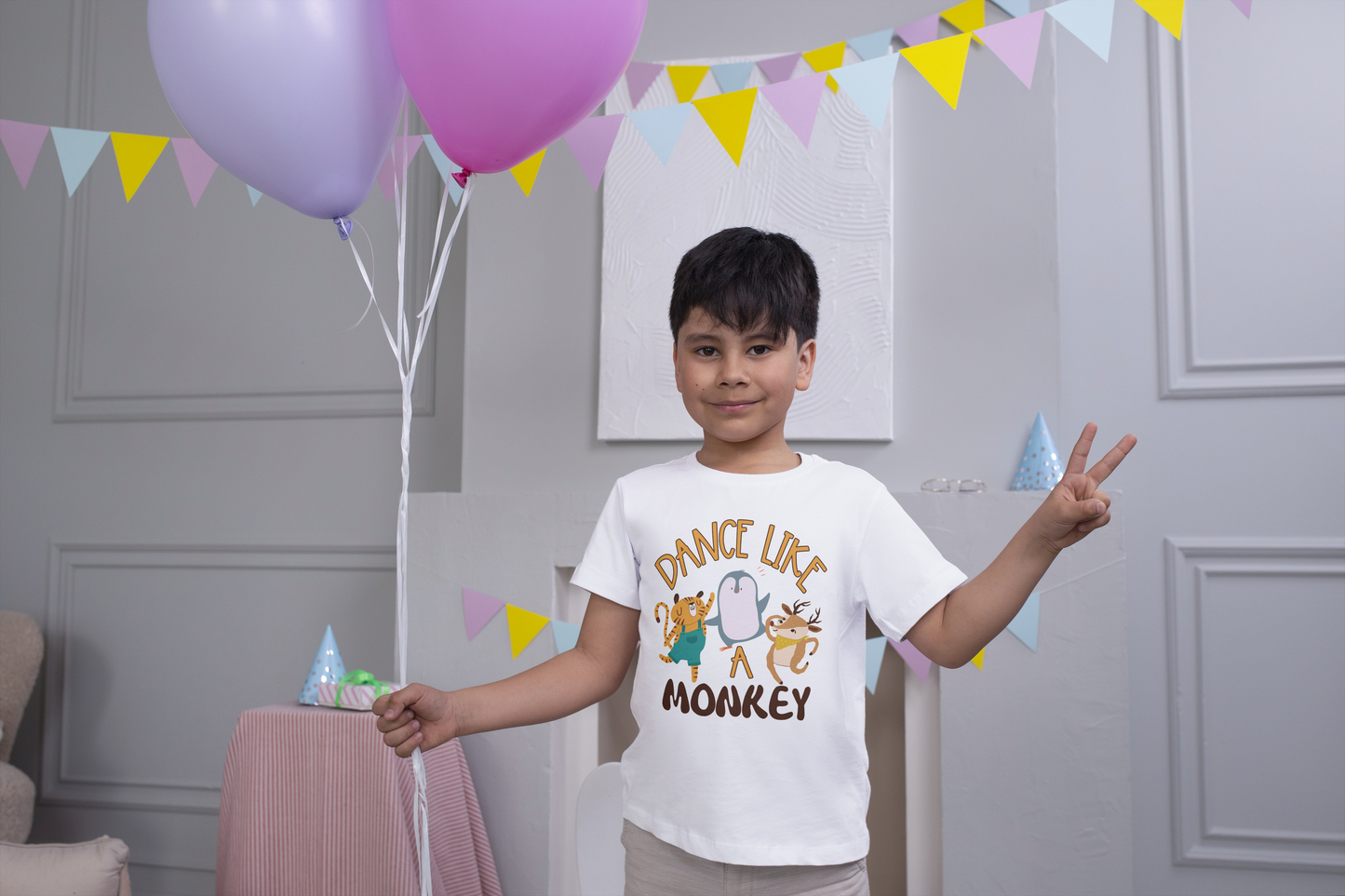 Dance Like A Monkey  Kids Heavy Cotton™ Tee