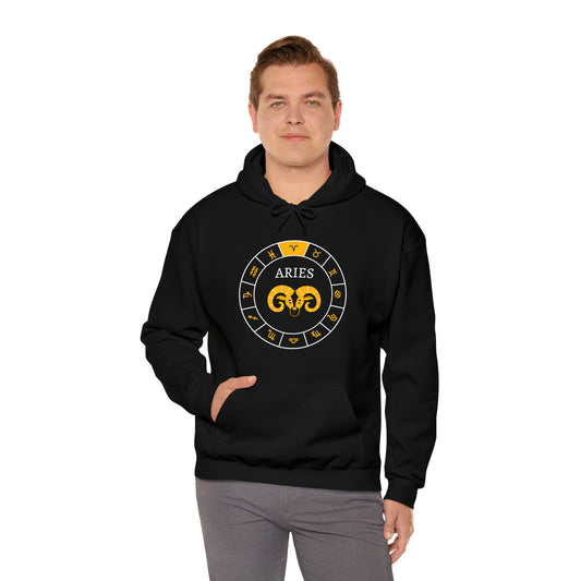 Aries Unisex Heavy Blend™ Hooded Sweatshirt