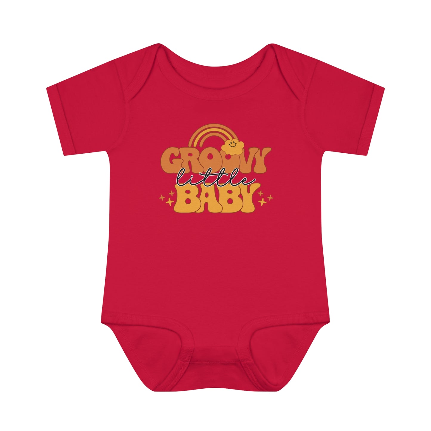 Groovy Little Baby Infant Baby Rib Bodysuit