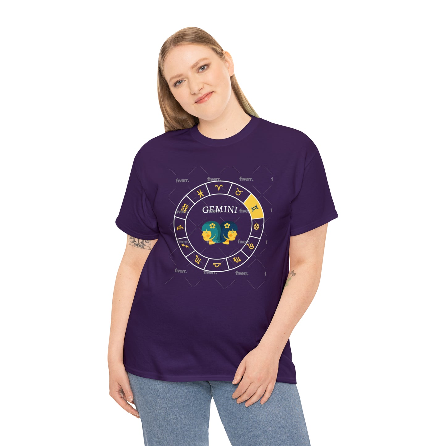 Gemini Unisex Heavy Cotton Tee