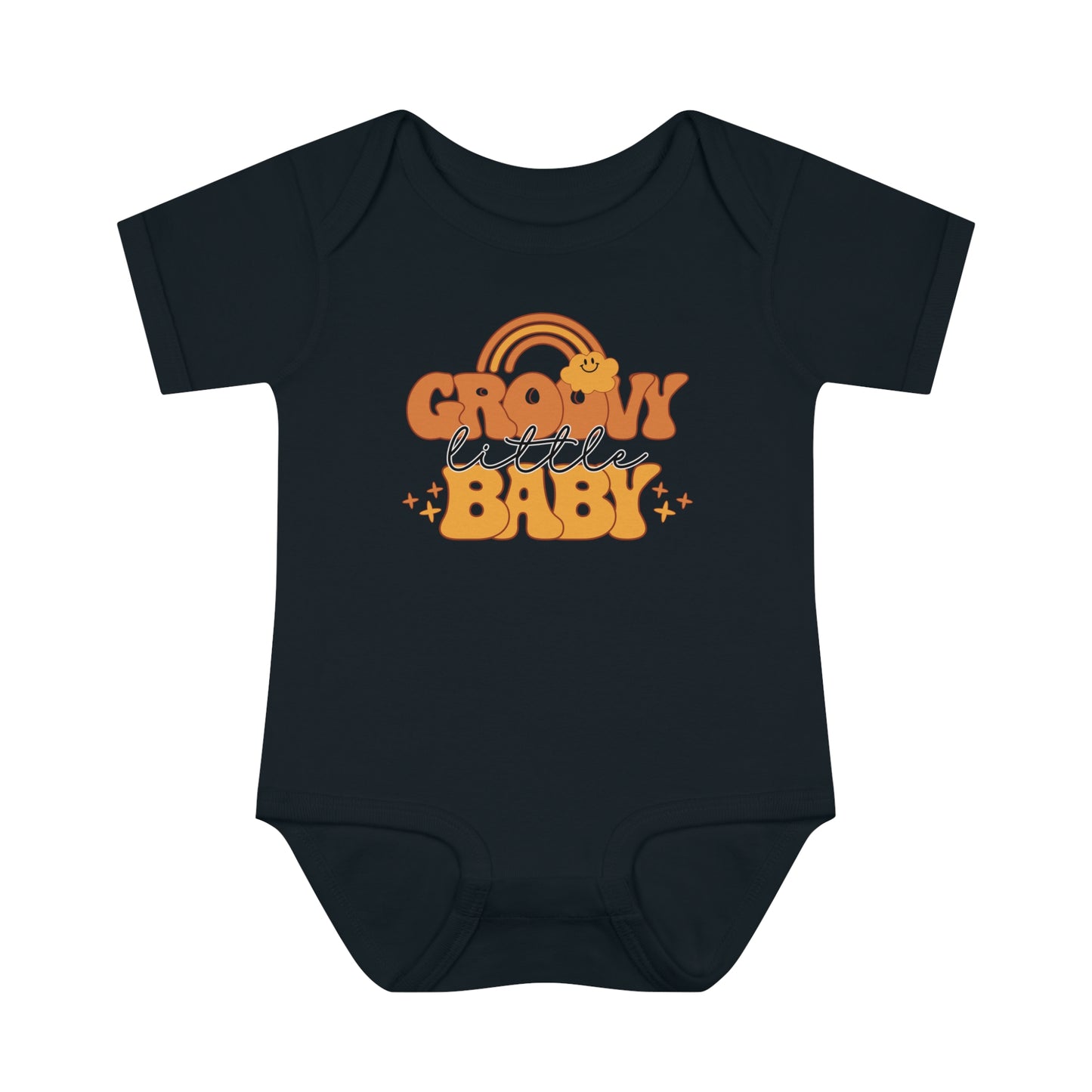 Groovy Little Baby Infant Baby Rib Bodysuit