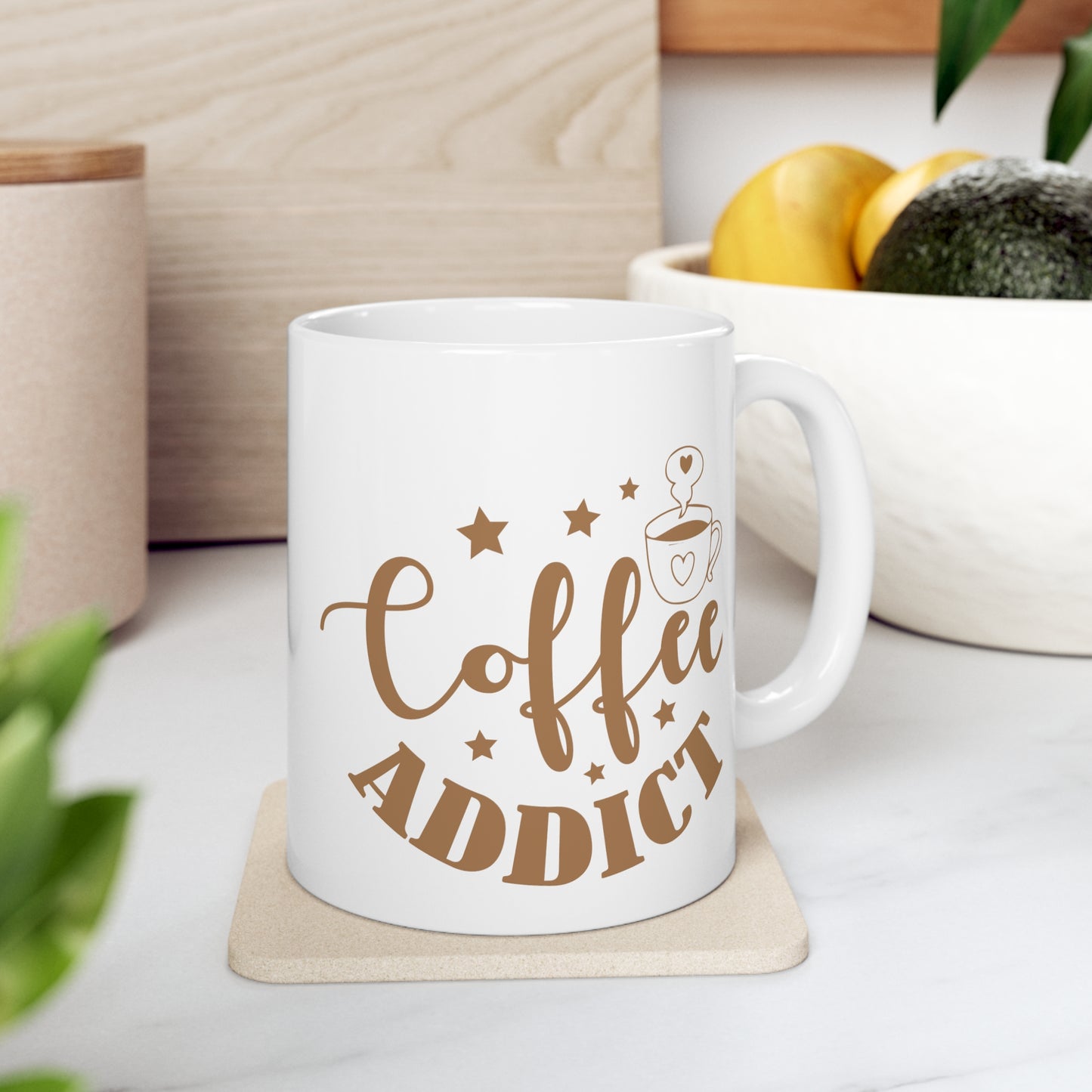 Coffe Addict Ceramic Mug 11oz