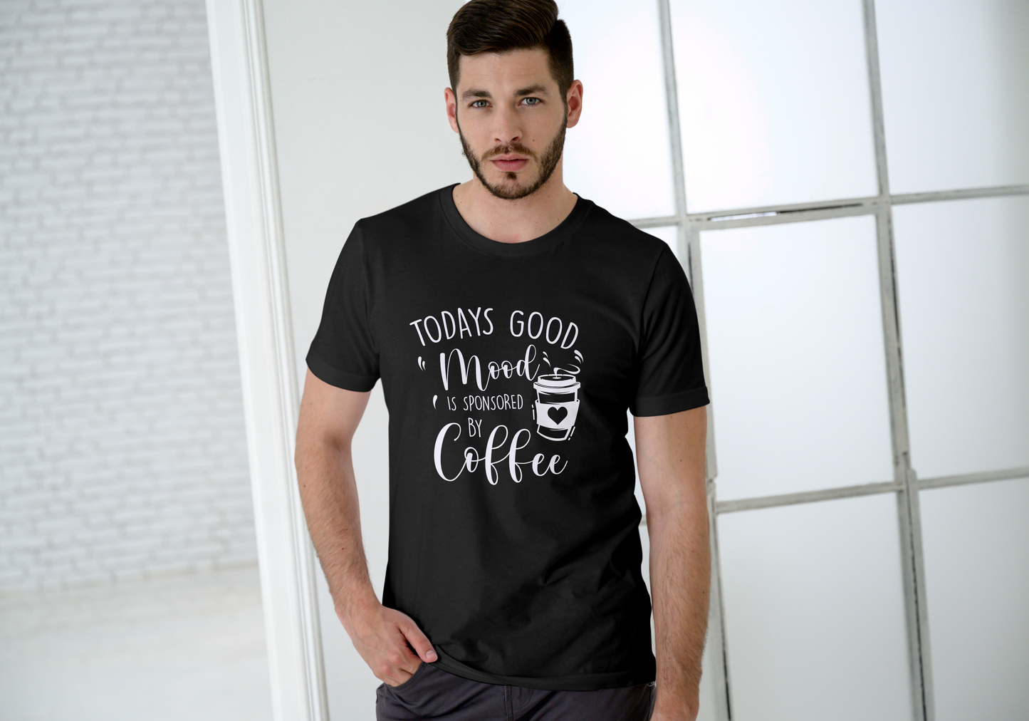 Todays Good Mood Is Sponsored By Coffe Unisex Softstyle T-Shirt