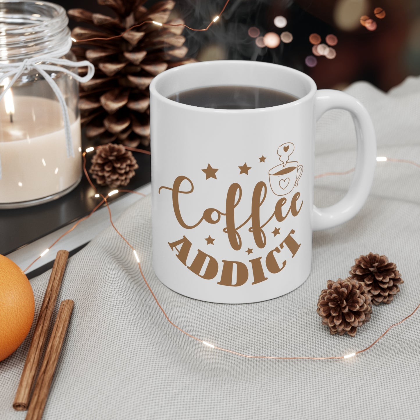 Coffe Addict Ceramic Mug 11oz