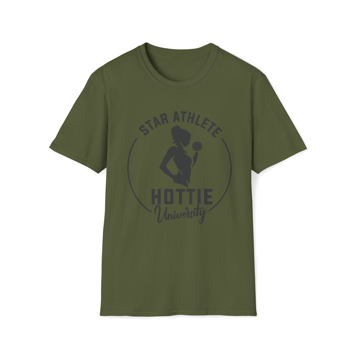 Star Athlete Hottle University Unisex Softstyle T-Shirt