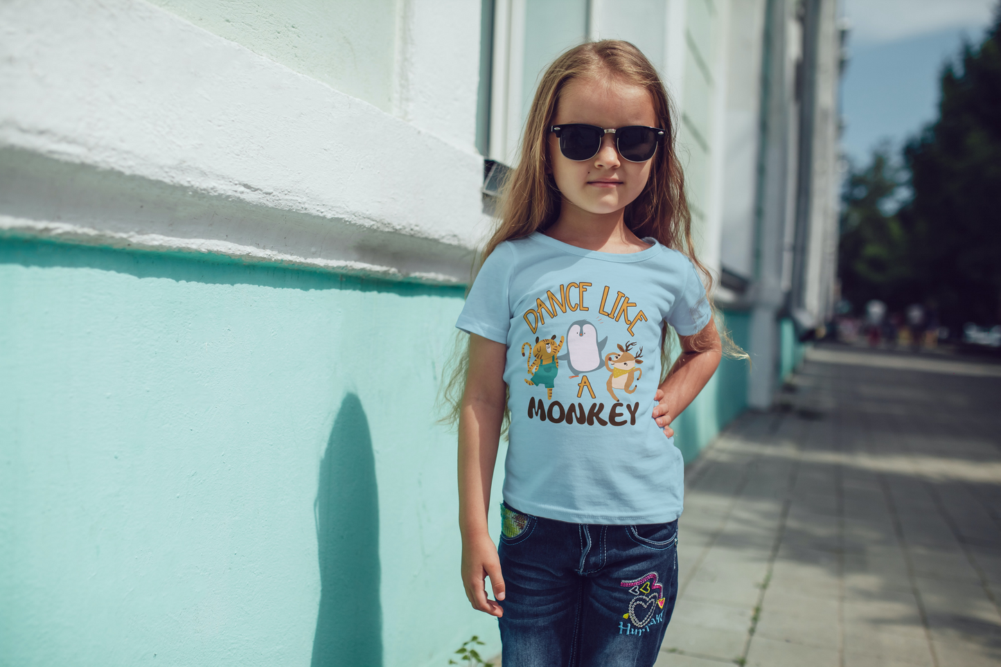 Dance Like A Monkey  Kids Heavy Cotton™ Tee