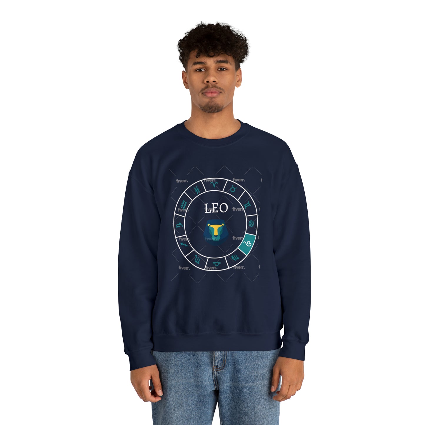 Leo Unisex Heavy Blend™ Crewneck Sweatshirt