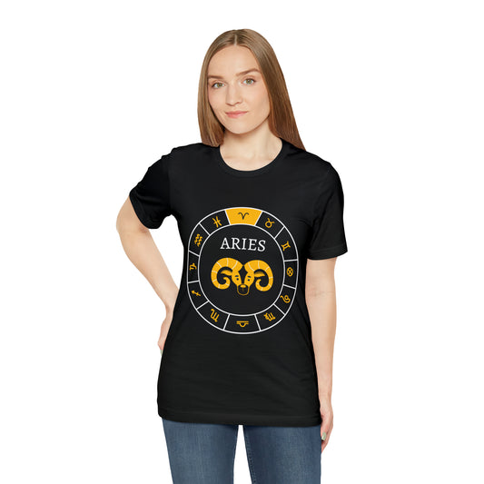 Aries Unisex Jersey Short Sleeve Tee